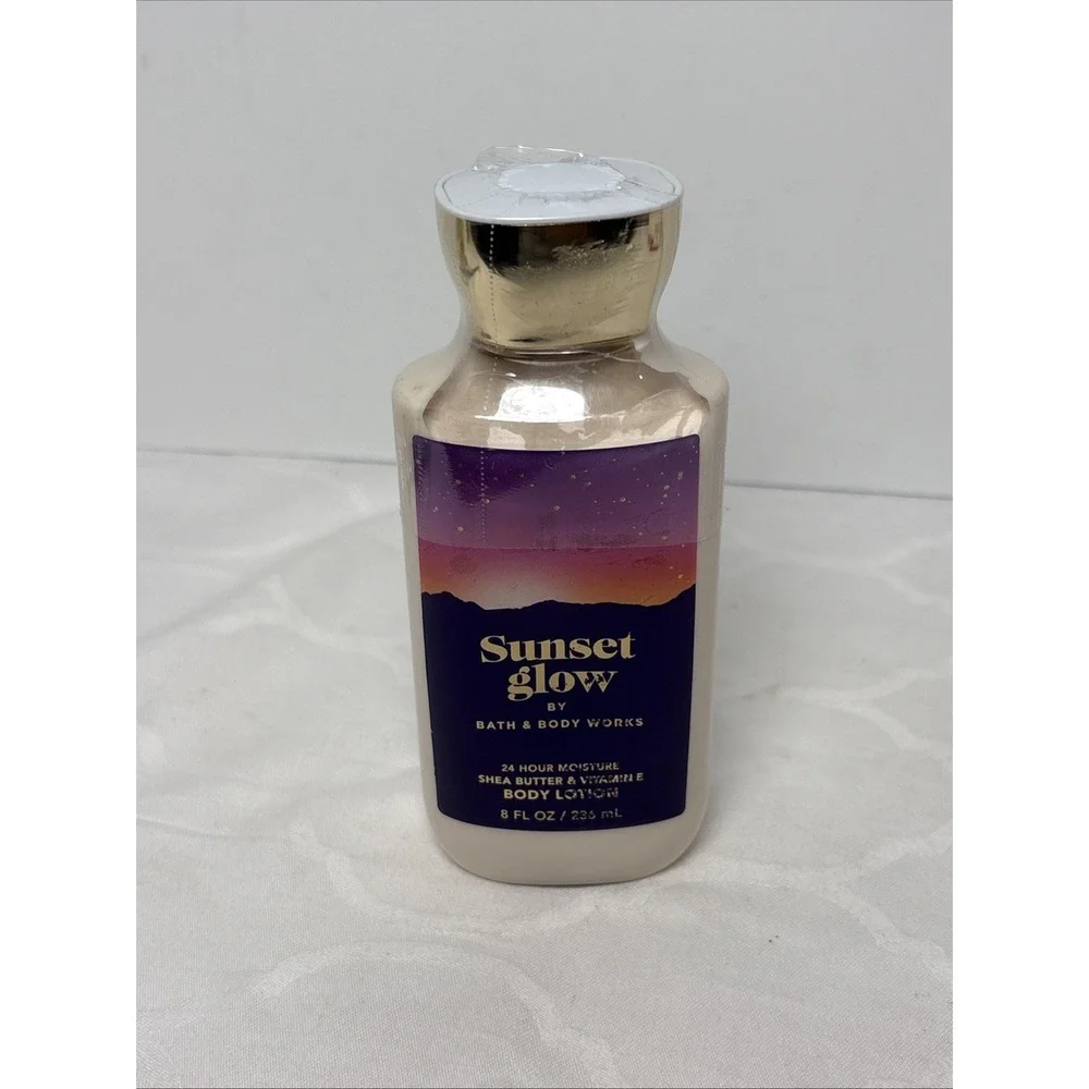 Bath & Body Works Sunset Glow Body Lotion Shea Butter Vitamin E New Sealed
